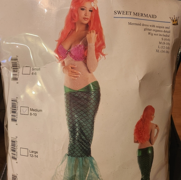 Adult Mermaid Costume - Picture 3 of 8